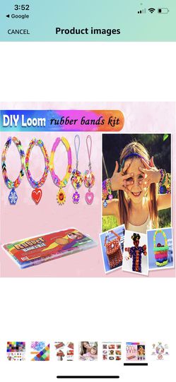 Rubber Band Bracelet Kit, Loom Bracelet Making Kit for Girl, Loom