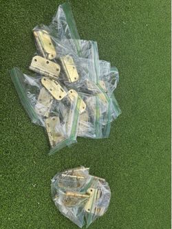 Gold finish door hinges