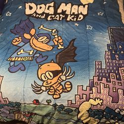 Dog Man Bed Comforter 