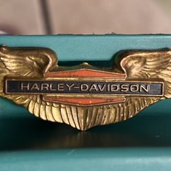 Vintage Gold Harley-Davidson Pin 