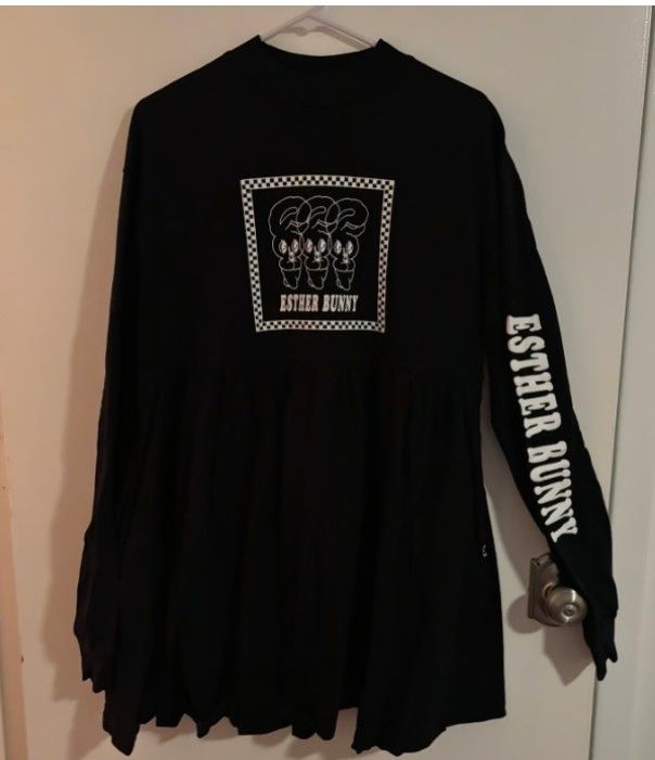 ESTHER LOVES OAF BLACK SALLY SACK DRESS HTF