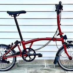 New 2025 Brompton C-Line 6 Speed Folding Bike with Add-Ons