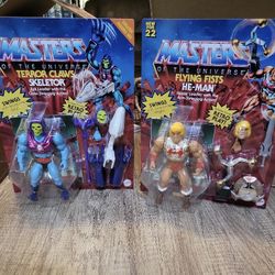 MOTU HE MAN AND SKELETOR DELUXE FIGURES 