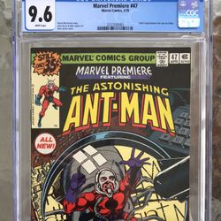 Marvel Premiere #47 (1979) CGC 9.6 — White Pages; 1st Ever Scott Lang as Ant-Man