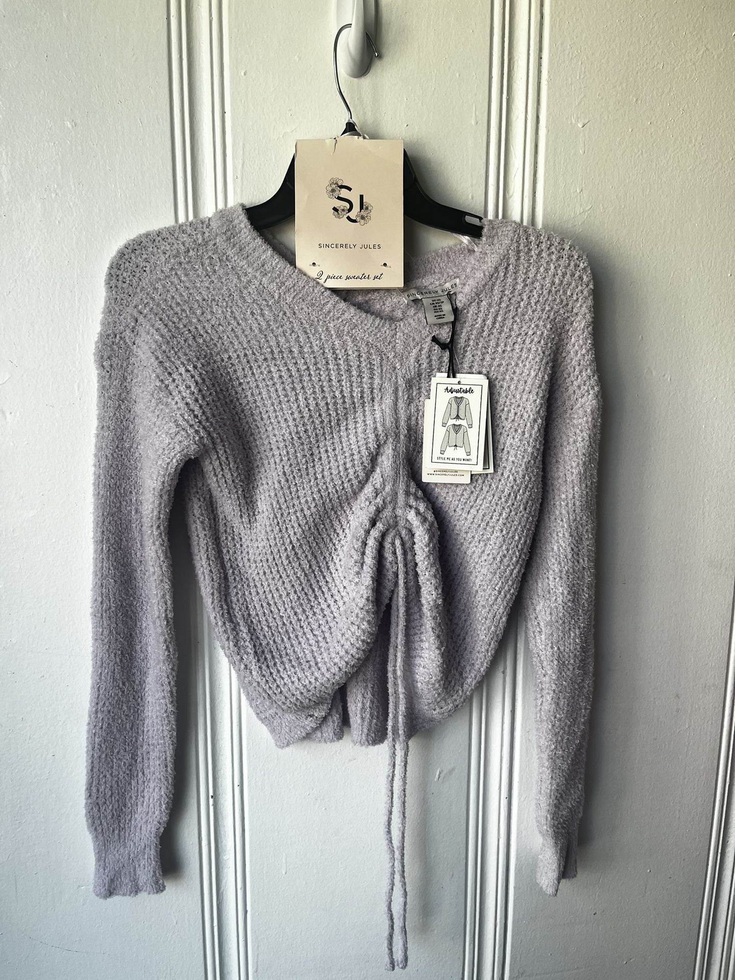 Brand New 2pc Sweater/Short Set 