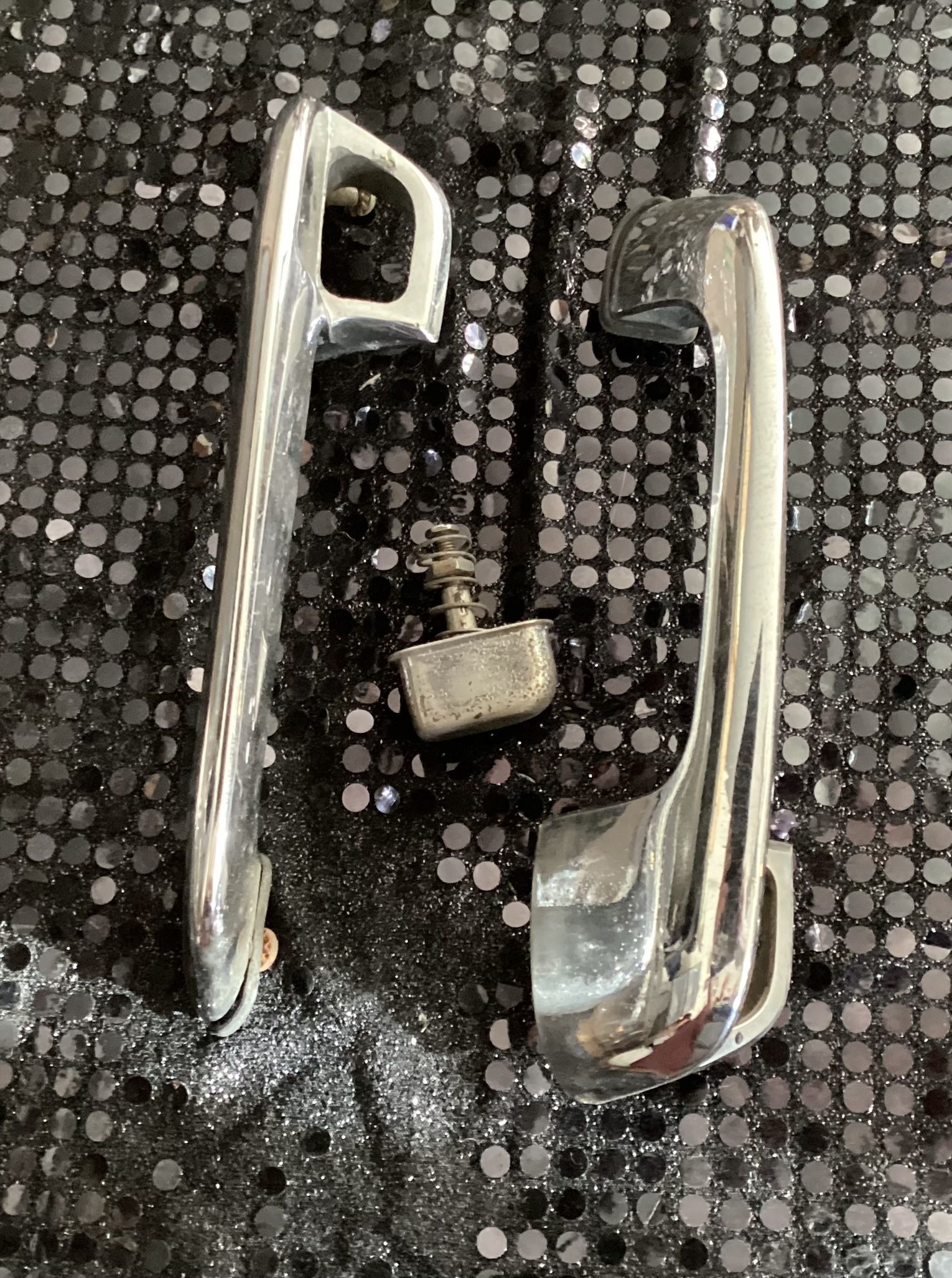 Original 1955? Crown Vic Exterior Door Handles [3\2]