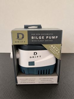 Brand New DRIFT 800 GPH Automatic Bilge Pump