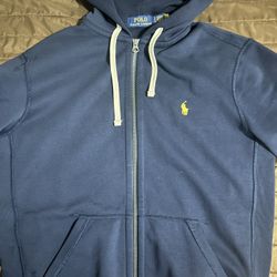 Polo Ralph Lauren Hoodie Yellow And Blue 