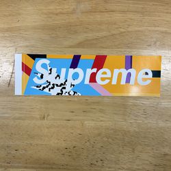 Supreme Mendini Box Logo Sticker SS16 Abstract Authentic Brand New