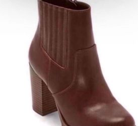NEW ANA ROCKY DARK COGNAC SIZE 8M BOOTS