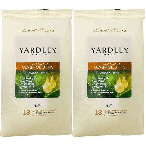 2 Yardley 12" By 8" Washcloth