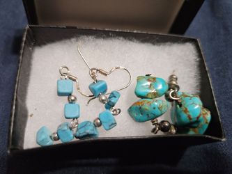 2 set of earrings $ 7  for both