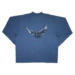 YZY X GAP NAVY BLUE DOVE LONG SLEEVE -LARGE-