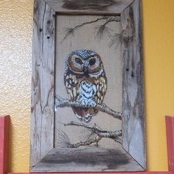 Reverse Owl Painting 