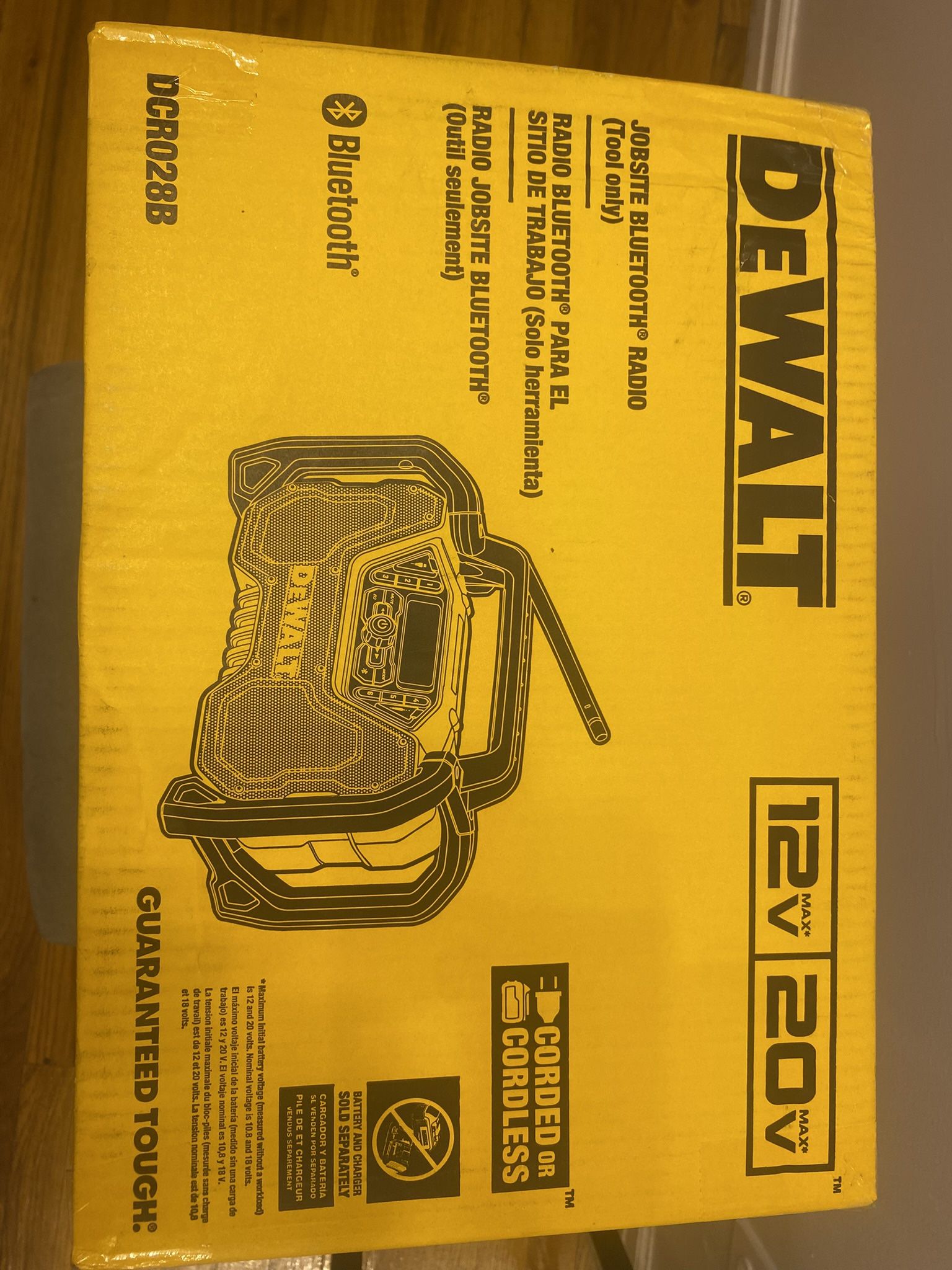 Dewalt Bluetooth speaker