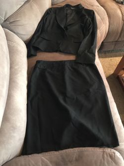 Black skirt suit