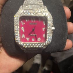 Cartier Watch CUSTOM WITH FACE WITH DIAMOND ON INSIDE 