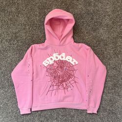 Pink Spider Hoodie Size Medium 