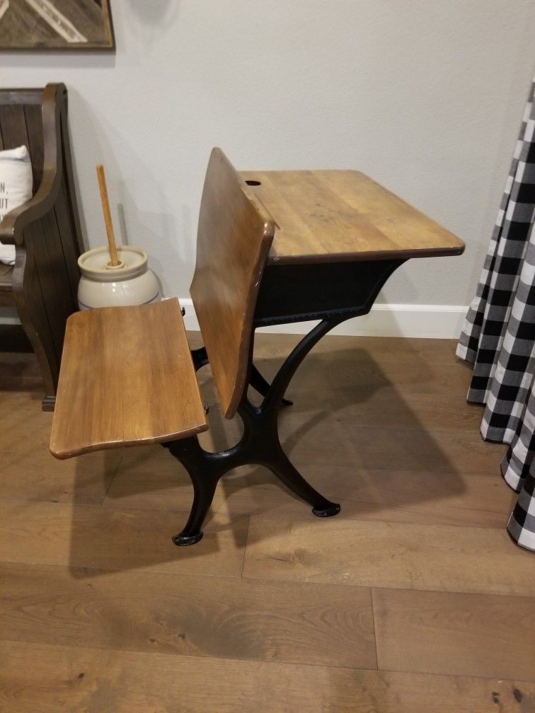 Antique School Desk $100