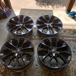 20" Black Rims 5 Lug