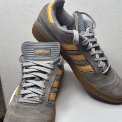 Size 8- Adidas Busenitz Halo Silver Signal Orange Gum H04876