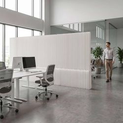 Foldable room divider, adjustable privacy screens, portable paper wall dividers for room separation, home, bedroom, office, studio, exhibition, shop