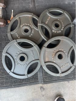 Olympic weights 45lbs pairs 180lbs total