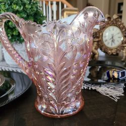 Lennox Carnival Glass Pitcher