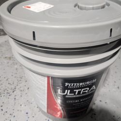 Pittsburgh Paints & Stains Ultra Exterior Satin Conservation Paint & Primer - 5 gal. Red