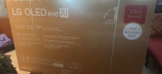 🔥 BRAND NEW 77” LG OLED G6 evo AI – 2026 MODEL 🔥