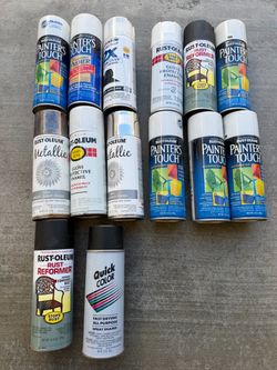 Spray paint lot all for $30