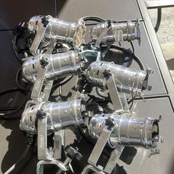 ProCan Vintage Lights, 4 Display Lighting or Vintage DJ Setup, Aluminum lightweight Cans, HD Brackets for Mounting, Man-Cave, Garage , Den, Bar, $60 F