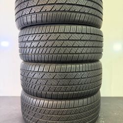 V660  215 45 18 93W  Bridgestone Potenza RE980AS   4 Used Tires 90% Life 