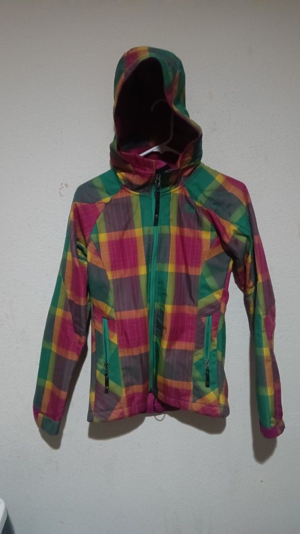 Women's Plaid North Face Jacket