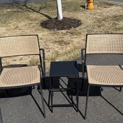 Room & Board Plat Chairs & Slim Table