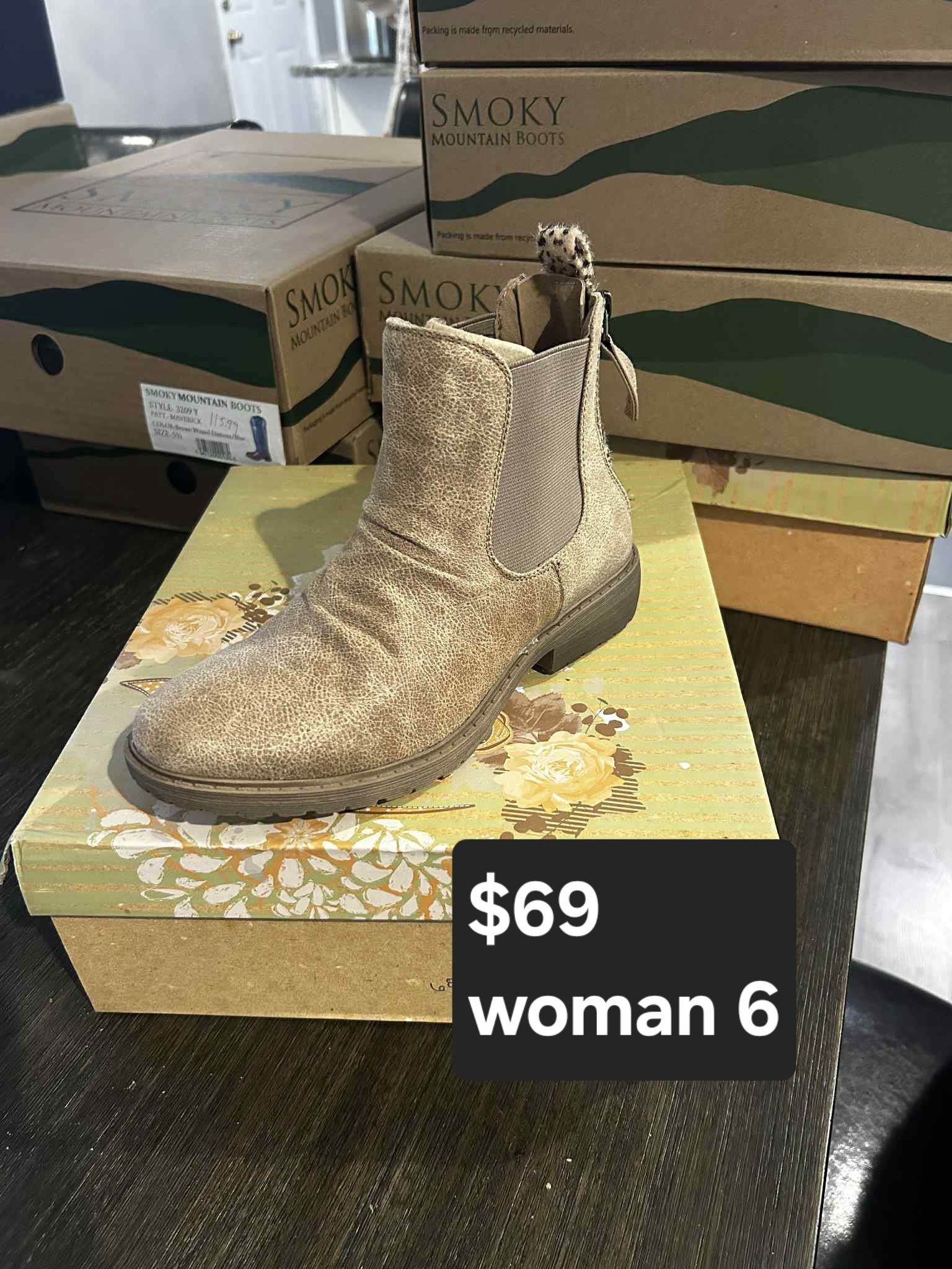 Light Brown Women’s Boots (Brand new) (Size 6)