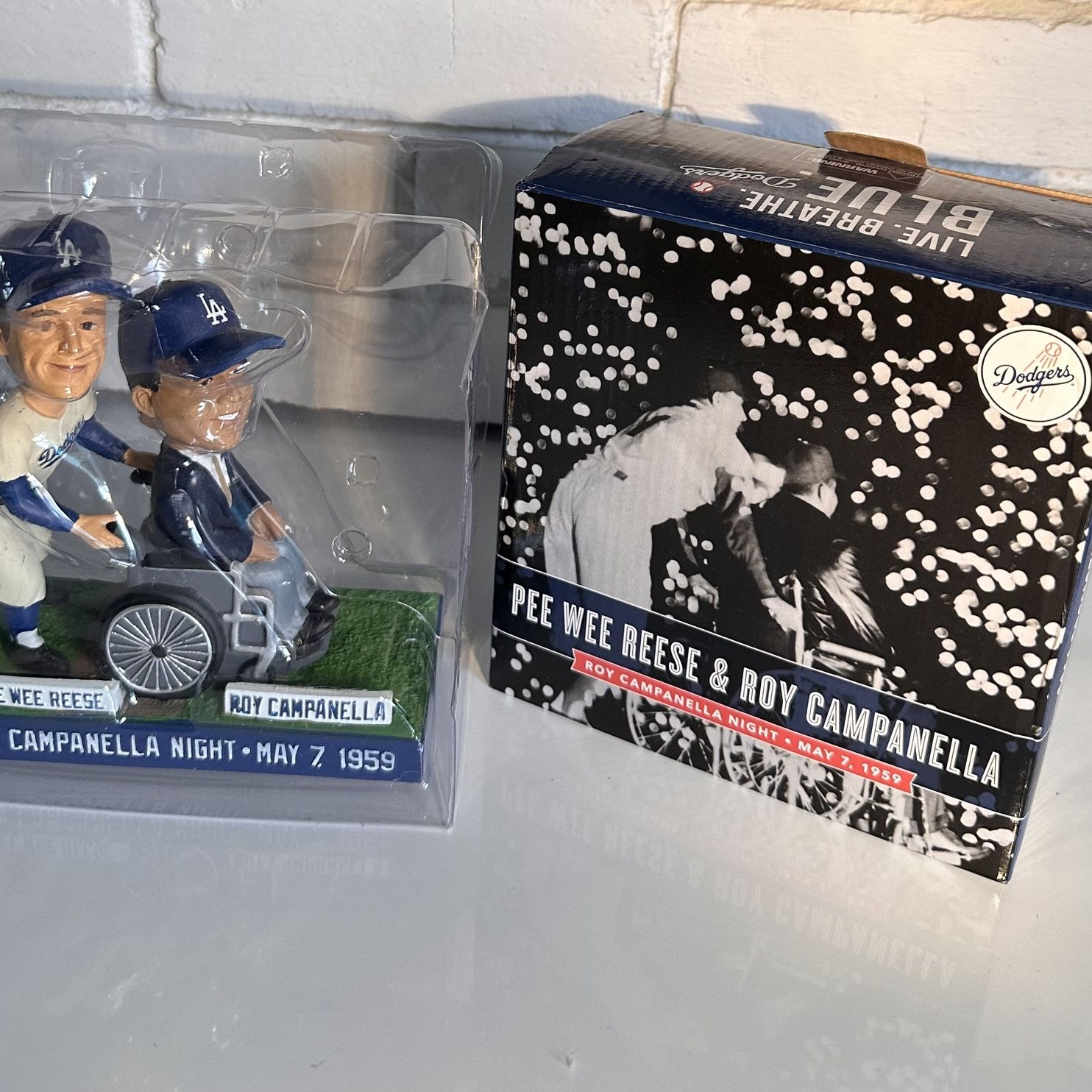 Pee Wee Reese & Roy Campanella ボビングヘッド Bobblehead No. 4: Pee Wee Reese & Roy Campanella | True Blue LA