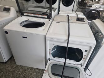 maytag washer and dryer set electric topload