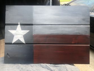 Rustic Style Texas Flag 18”x27”