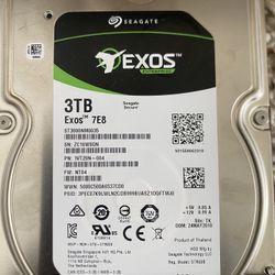 Lot of 20 Seagate Exos 3TB 7E8 Enterprise SAS 3.5” Hard Drives (ST3000NM0035)