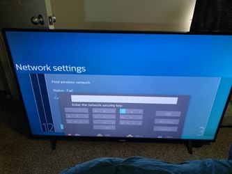 65 inch Phillips smart tv
