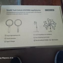 2 boxs touch control led&pmma magnifying lens $15 eash