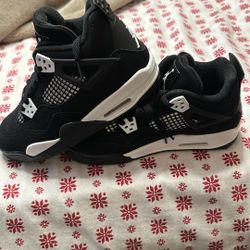 nike Gs air jordan 4 retro white thunder