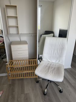 $12 Each Desk Chair Drawers Cabinet Shoe Rack Shelves Storage Bin