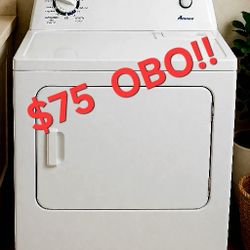 Amana Dryer $75 OBO