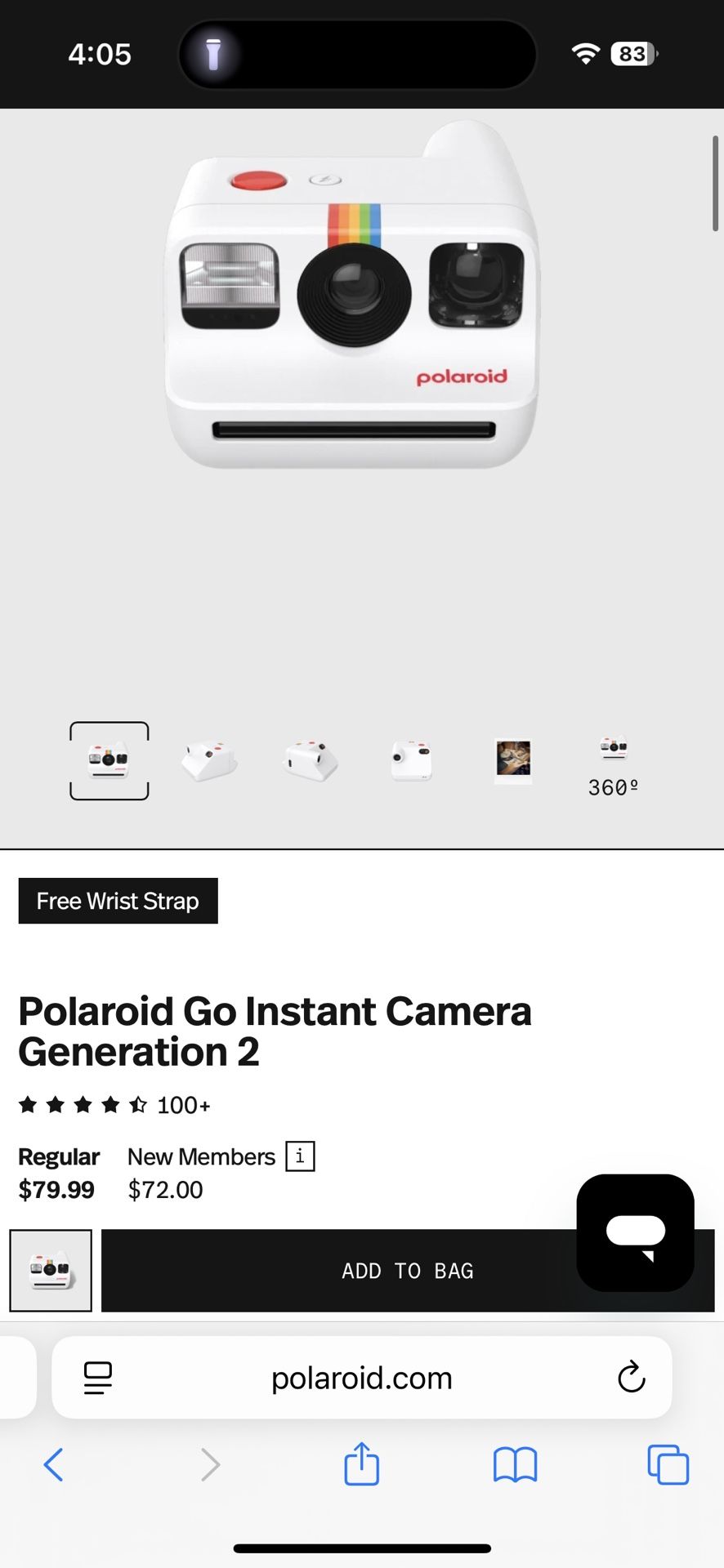 Polaroid Go 2 generation