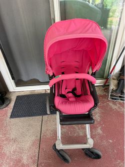 Pink fuchsia Orbit baby H2 stroller