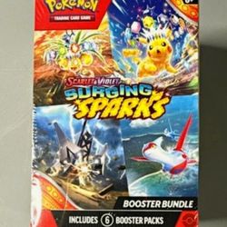 POKEMON SURGING SPARKS BOOSTER BUNDLE 