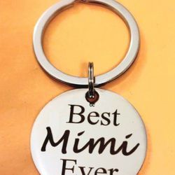 Best Mimi Ever Hot Stainless Steel Keychain 