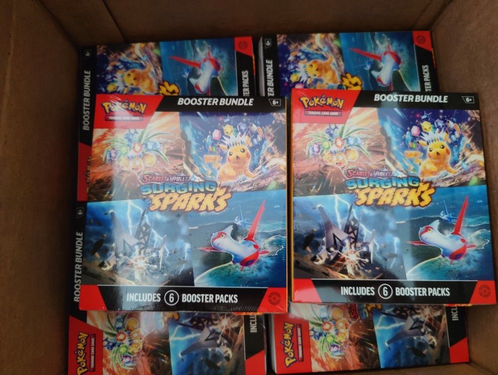 Pokemon Cards TCG Surging Spark Booster Bundle